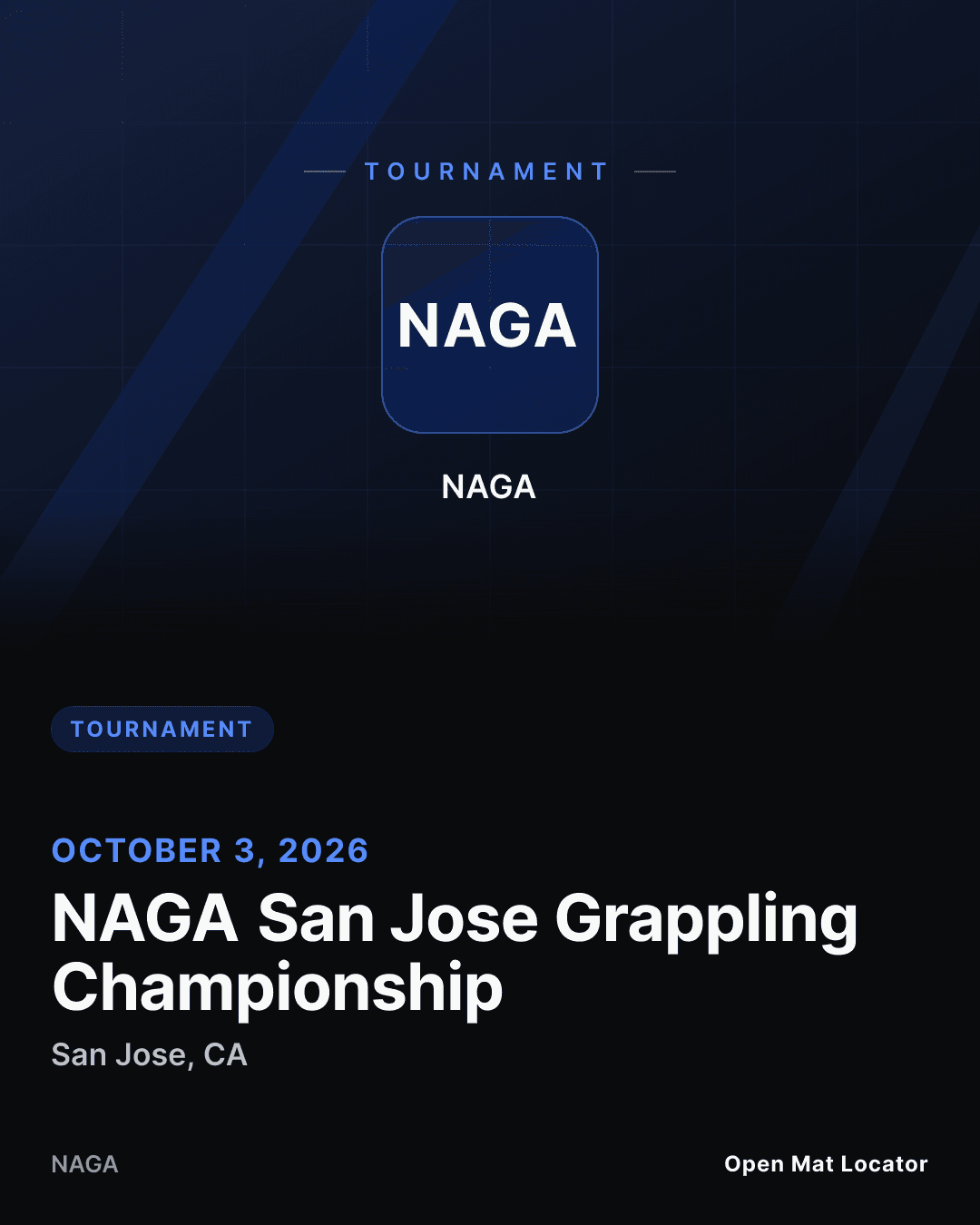 NAGA San Jose Grappling Championship