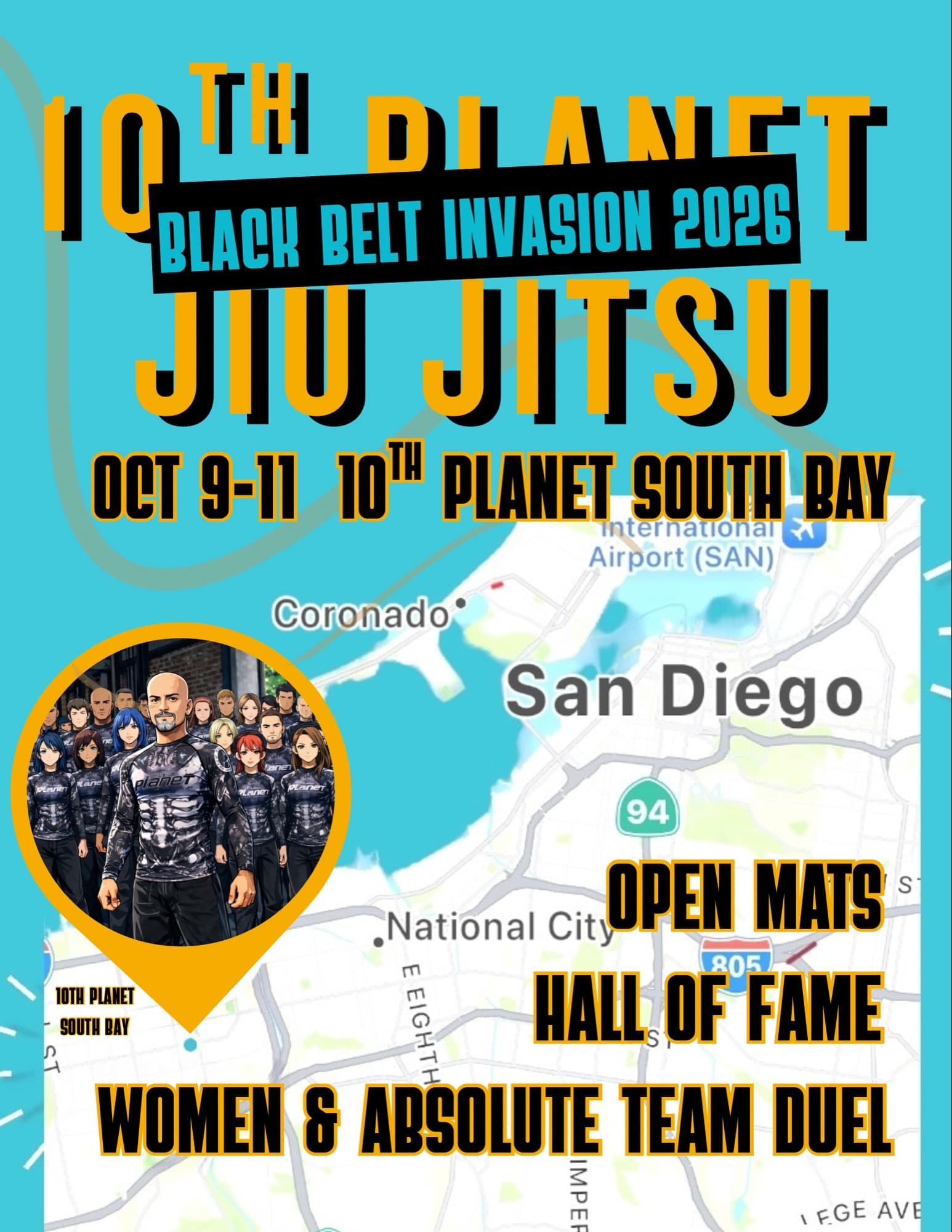 10th Planet Black Belt Invasion