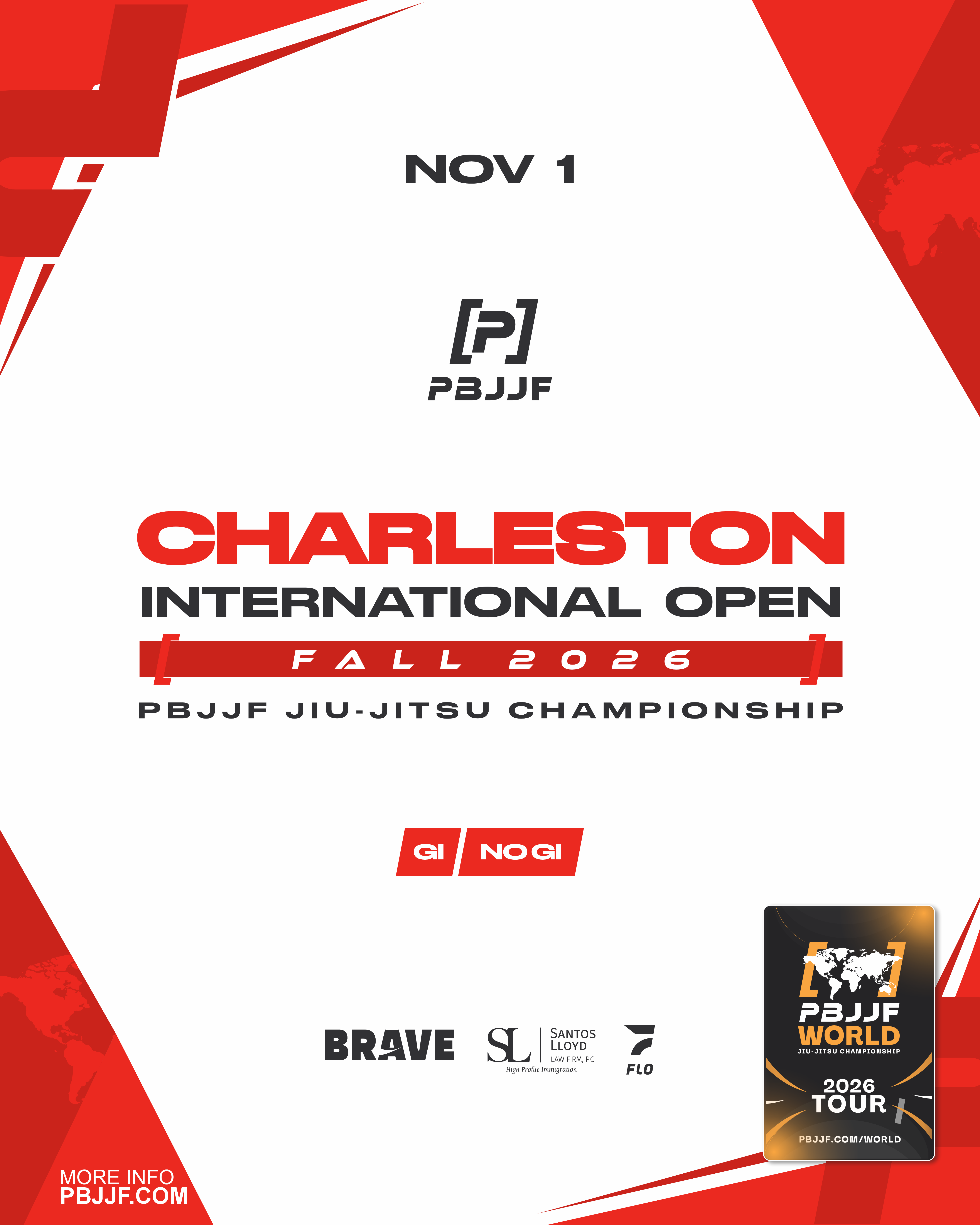 PBJJF Charleston Fall International Open 2026