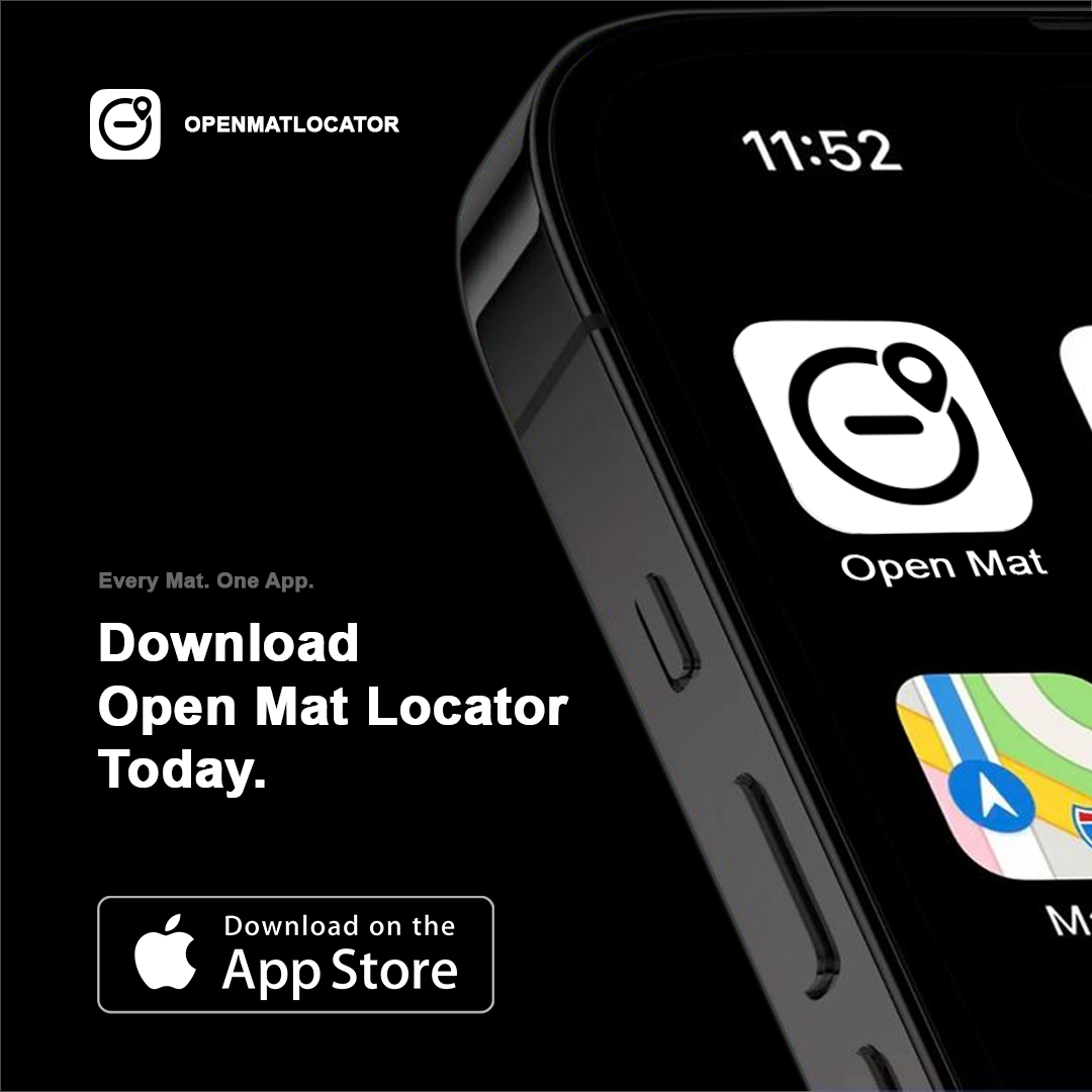 Open Mat Locator app ad
